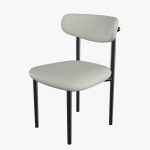 BOND 4 Seater Round Dining Set-Black - Image 2