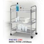 CHAPEL-032 Stainless Steel Kitchen Trolley - Image 2
