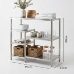 CHAPEL-408 Stainless Steel 90cm Storage Rack - Image 3