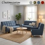 [Custom Made] BUNNY 123 Seater Sofa Set