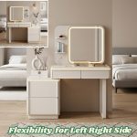 DAVOS LED Mirror Expandable Dressing Table - Image 3