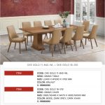 DORIAN 10 Seater Dining Set - Image 4