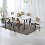 NICKEL Sintered Stone 6 Seater Dining Set - Image 2