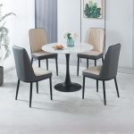 MODO Sintered Stone 4 Seater Round Dining Set - Image 2