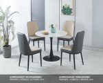 MODO Sintered Stone 4 Seater Round Dining Set - Image 3