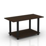 ELIN 80cm Coffee Table-Brown - Image 2
