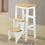 FLINT Wooden Step Stool- 2 Colors - Image 3