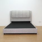 HAMPTON Queen & King Size Pet Friendly Divan Bed Frame-Grey - Image 8