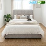 HAMPTON Queen & King Size Pet Friendly Divan Bed Frame-Grey