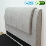 HAMPTON Queen & King Size Pet Friendly Divan Bed Frame-Grey - Image 3