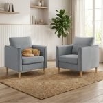 HATTIE Pet Friendly 1 Seater Sofa-2 Colors - Image 2