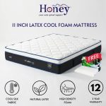 Honey LATEX COOL 11 Inch Latex Cooling Mattress