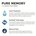 Honey PURE MEMORY 10 Inch Memory Foam Mattress - Image 4