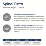 Honey SPINAL EXTRA 12 Inch Bonnell Spring Mattress - Image 5