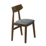 KEN Solid Wood Dining Chair-Walnut - Image 4