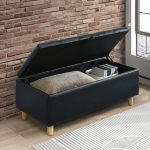 LACOS 100cm PU Storage Bench- 2 Colors - Image 4