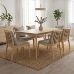 LAGUNA 6 Seater Full Solid Wood Dining Set - Image 2