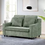 LUSTRE Pull Out Sofa Bed-Green - Image 2