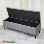 LUXIS 120cm Storage Bench- 4 Colors - Image 8
