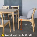 LAGUNA 6 Seater Full Solid Wood Dining Set - Image 6