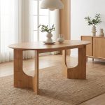 MOSS 160cm Wooden Dining table-Beech
