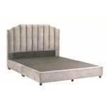 NECTAR Queen & King Divan Bed Frame-Beige - Image 3