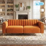 OLDEN 3 Seater Sofa-Orange