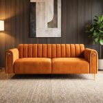 OLDEN 3 Seater Sofa-Orange - Image 3
