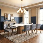 REGAL 8 Seater Marble Dining Set - Image 2