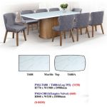 REGAL 8 Seater Marble Dining Set - Image 3
