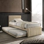 REGALIA Single Size Pet Friendly Pull Out Bed-Beige - Image 2