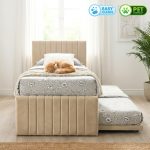 REGALIA Single Size Pet Friendly Pull Out Bed-Beige