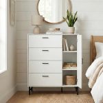 SANTIAGO 4 Drawer 1 Door Chest Drawers-White - Image 2