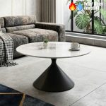SLOPE D80cm Sintered Stone Round Coffee Table