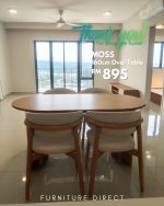 MOSS 160cm Wooden Dining table-Beech - Image 6