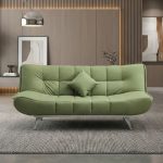 VERONA Pet Friendly Synthetic Fabric Sofa Bed-Green