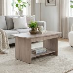 BARRETT 80x46CM Coffee Table-Dark Oak