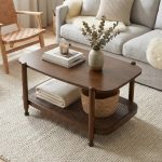 WELDON 90cm Full Solid Coffee Table-Cocoa
