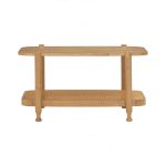 WELDON 90cm Full Solid Coffee Table-Natural - Image 4