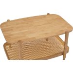 WELDON 90cm Full Solid Coffee Table-Natural - Image 8