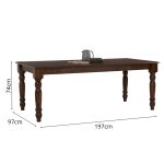RISTO 200cm Dining table-Cocoa - Image 8