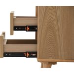 YARA 2 Drawers Bedside Table-Natural - Image 8
