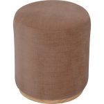 KENTU Danny Fabric Round Pouf Stool-2 Colors - Image 8