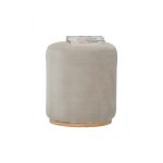 KENTU Danny Fabric Round Pouf Stool-2 Colors - Image 10