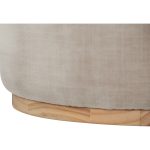 KENTU Danny Fabric Round Pouf Stool-2 Colors - Image 6