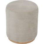 KENTU Danny Fabric Round Pouf Stool-2 Colors - Image 9