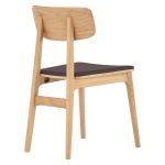 TACY Wooden Dining Chair-Natural - Image 3