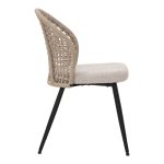 ALLUR Olefin Rope Dining Chair - Image 4