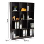 ECO 3x4 Cube Bookcase-Cappuccino - Image 7