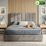 BRIO Queen & King Size Pet Friendly Divan Bed Frame-Grey